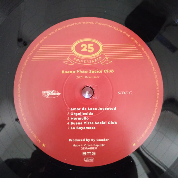 BUENA VISTA SOCIAL CLUB, Buena Vista Social Club: 25th Anniversary Edition (World Circuit; WCV5025, Sweden 2021 Reissue, Gatefold, Booklet) 2xLP NEW/NEW - Image 3