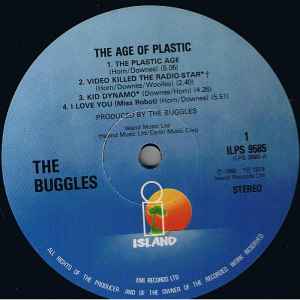BUGGLES, The Age Of Plastic (Island Blue - Night And Day; ILPS 9585, UK 1980, Laminated Sleeve, Inner) LP VG+/VG+ - Image 3