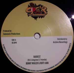 BUNNY WAILER AND RUFFI-ANN, Baddest / Jah Never Fail Me Yet (Sugar Pan; , UK 2017, Plain Sleeve), SALE - Up to 50% Off the Original Price 7" /EX