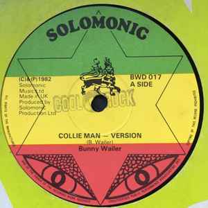 BUNNY WAILER, Collie Man / Trouble On The Road (Solomonic; BWD 017, UK 1982, Die Cut Company Sleeve), SALE - Up to 50% Off the Original Price  12" /G+
