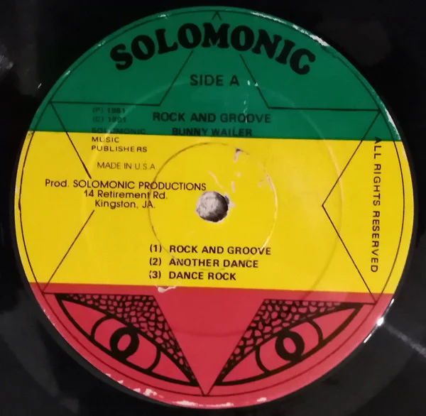 BUNNY WAILER, Rock 'N' Groove (Solomonic; , US 1981) LP VG+/VG+ - Image 3