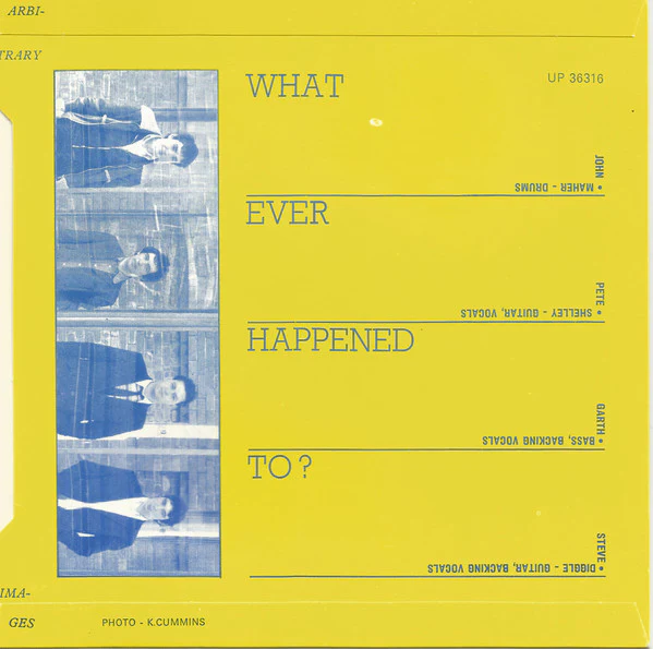 BUZZCOCKS, Orgasm Addict / What Ever Happened To? (United Artists Records; UP 36316, UK 1977, Picture Sleeve, "NICK W" Run Outs) 7" VG+/VG - Image 2