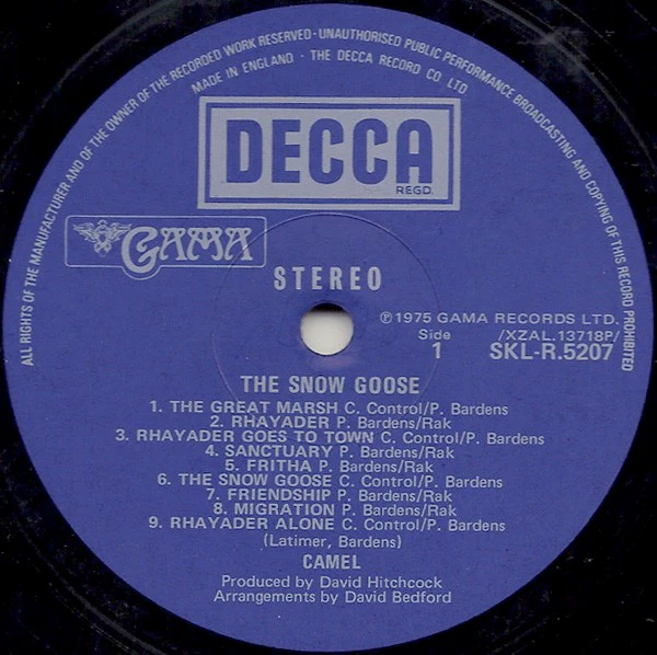 CAMEL, The Snow Goose (Decca Blue Boxed; SKL-R 5207, UK 1975, Laminated Sleeve, Insert) LP VG/VG - Image 3