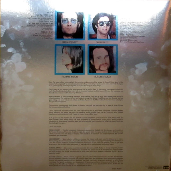 CAN, Soon Over Babaluma (Spoon; XSPOON10, Europe 2014 Reissue, Metallic Sleeve, Inner) LP VG+/VG - Image 2