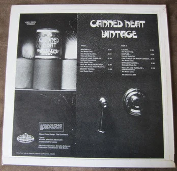 CANNED HEAT, Vintage Heat (Pye Blue; NSPL28129, UK 1969, Laminated Flipback Sleeve) LP VG/VG - Image 2