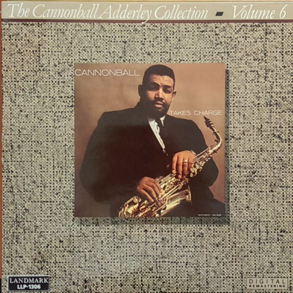 CANNONBALL ADDERLEY QUARTET, Cannonball Takes Charge (Landmark Records; LLP-1306, Switzerland 1987) LP VG/VG
