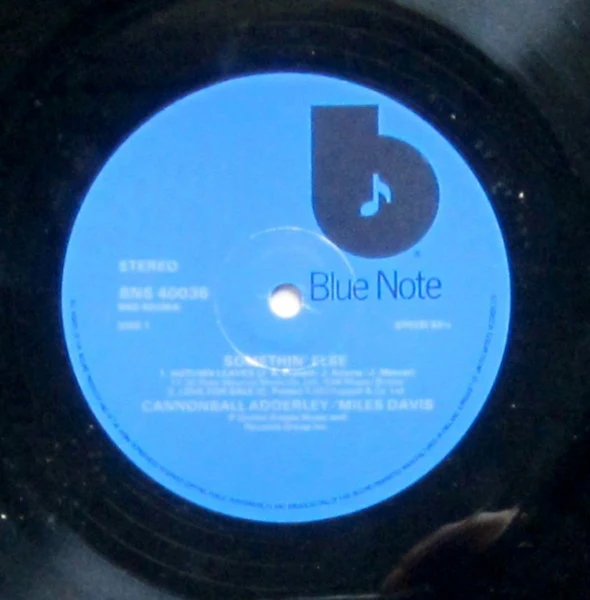 CANNONBALL ADDERLEY, Somethin' Else (Blue Note; BNS 40036, UK 1979 Reissue) LP G+/VG - Image 3