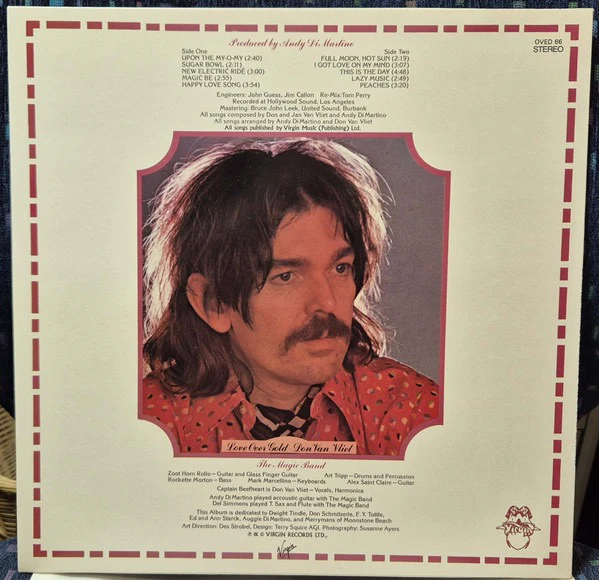 CAPTAIN BEEFHEART AND THE MAGIC BAND, Unconditionally Guaranteed (Virgin Red/Green Labels; OVED 66, UK 1985 Reissue, Stereo On Rear Sleeve, No Kensal House Address On Sleeve. ) LP VG/VG - Image 2