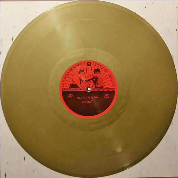 CAR SEAT HEADREST, Teens Of Denial (Matador; OLE-1091-1, UK & Europe 2016, Textured Gatefold, 2 Inners, Gold Vinyl) 2xLP EX/EX - Image 3
