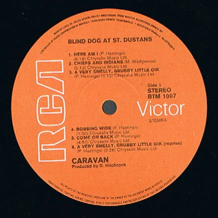 CARAVAN, Blind Dog At St. Dunstans (BTM Records; BTM 1007, Netherlands 1976) LP VG/VG - Image 2