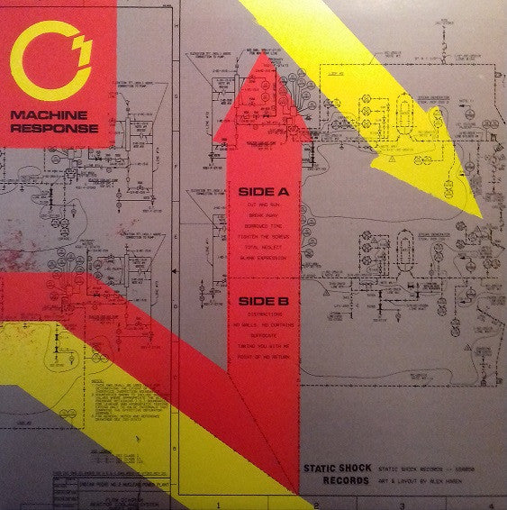 CAREER SUICIDE, Machine Response (Static Shock Records; SSR050, UK & Europe 2017, Inner) LP VG+/VG - Image 2