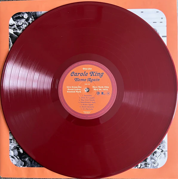 CAROLE KING, Home Again (Third Man Records; TMR-755, US 2022, Gatefold, 2 Inners, Red Brick Coloured Vinyl, Etched, NO 7'' or DVD!) 2xLP EX/EX - Image 3