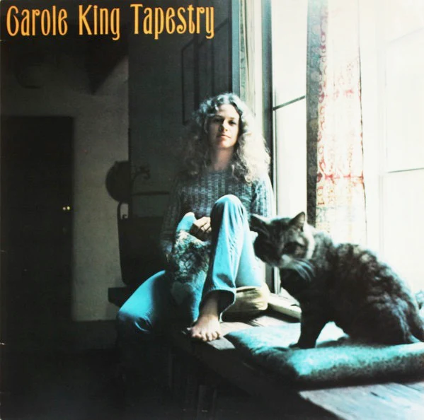 CAROLE KING, Tapestry (Epic Grey Label; EPC 32110, UK 1980s) LP VG/G+