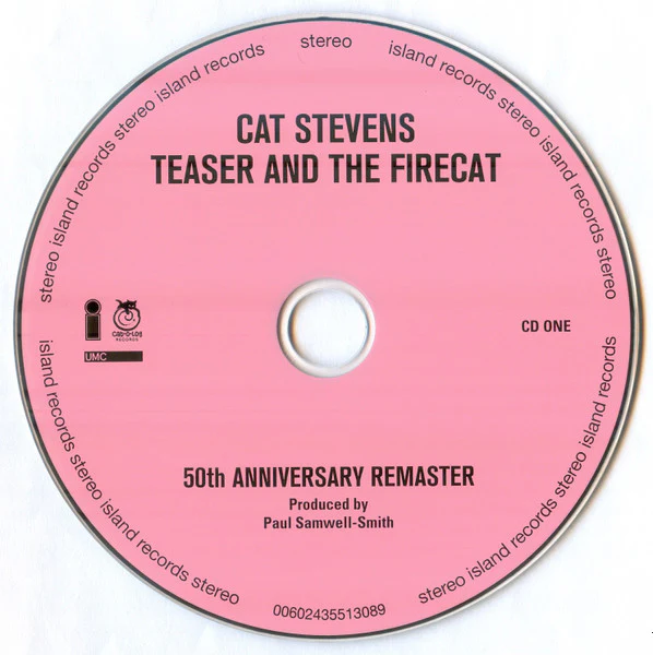CAT STEVENS, Teaser And The Firecat (Island Records; 00602435949628, Europe 2021, Box Set, Booklet, 4CD/1 BluRay. Super Deluxe Edition) 5xCD M/M - Image 3