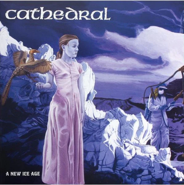 CATHEDRAL, A New Ice Age (Rise Above Records; RISE 12/141, UK 2011, Poster, Blue Translucent Vinyl, Ltd to 300) LP VG+/VG+