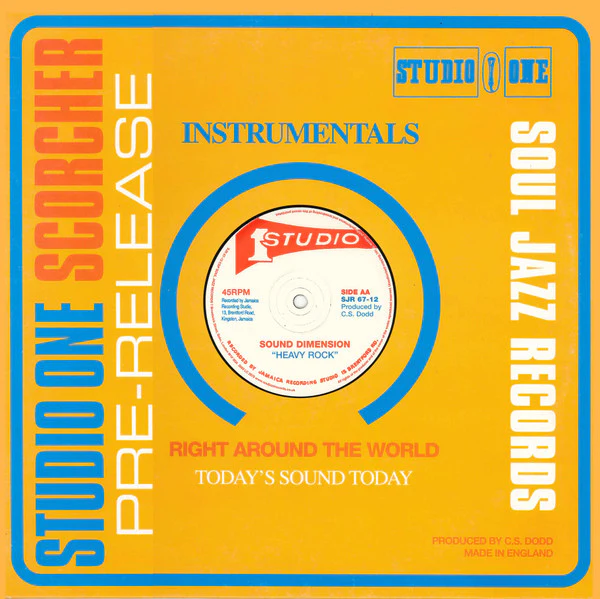 CEDRIC IM BROOKS / SOUND DIMENSION, Mun-Dun-Go / Heavy Rock (Soul Jazz; SJR 67-12, UK 2002, Company Sleeve) 12" G+/G+ - Image 2