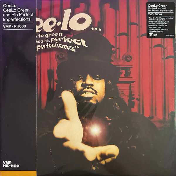 CEE-LO, Cee-Lo Green And His Perfect Imperfections (Arista; 19658762831, US 2023, Gatefold, 2 Black Inners & Booket, Stickered Outer Plastic Sleeve, Red Galaxy Vinyl) 2xLP EX/EX