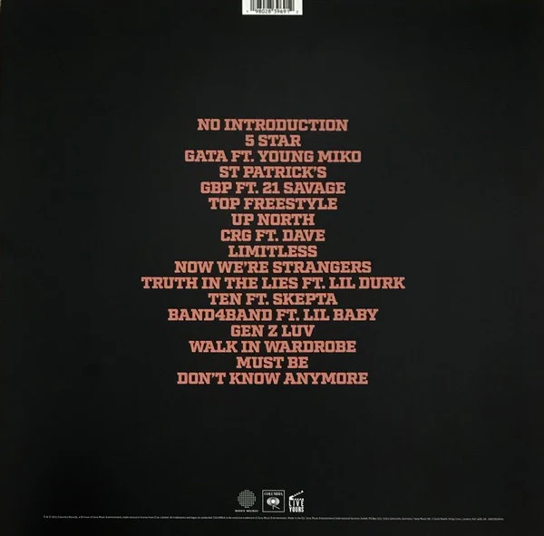 CENTRAL CEE, Can't Rush Greatness (Sony Music; 19802839691, Europe 2025, Inner), SALE - Up to 50% Off the Original Price LP NEW/NEW - Image 2