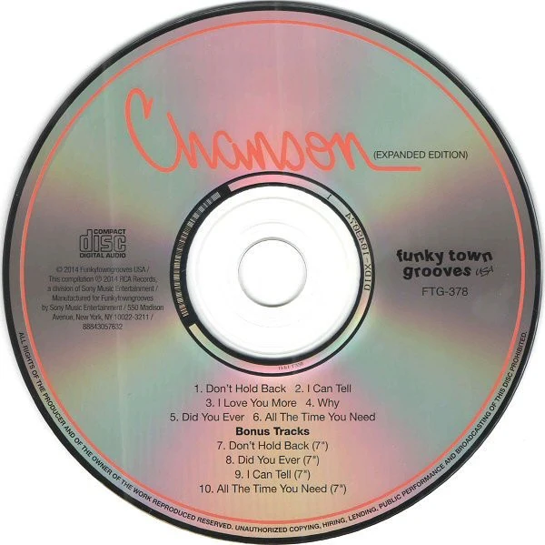 CHANSON, Chanson (Funkytowngrooves; FTG-378, US 2014 Reissue, Jewel Case) CD VG+/VG+ - Image 3