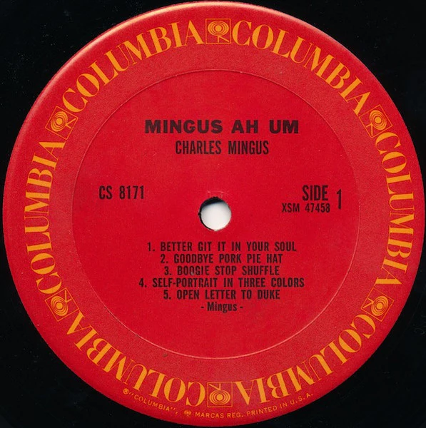 CHARLES MINGUS, Mingus Ah Um (Columbia; CS 8171, US 1971 Reissue, Pasteback Sleeve, Stereo) LP VG/G+ - Image 3