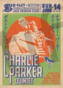 CHARLIE PARKER, Poster (84.1cm x 59.4cm; ART325, UK ) Accessories NEW/NEW