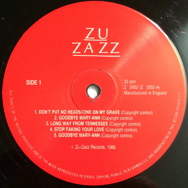 CHARLIE RICH, Don't Put No Headstone On My Grave (Zu-Zazz Records; Z 2002, UK 1986), SALE - Up to 50% Off the Original Price LP VG+/EX - Image 3