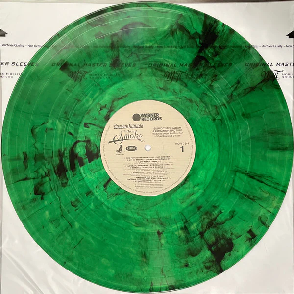 CHEECH & CHONG, Cheech & Chong's Up In Smoke (Warner Records; 603497827374, Worldwide 2024 Reissue, Record Store Day, Limited Edition, Smokin' Green) LP EX/EX - Image 3