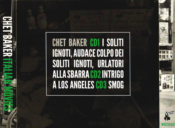 CHET BAKER, Italian Movies (Moochin' About; MOOCHIN03, UK 2013) CD VG+/VG+ - Image 2