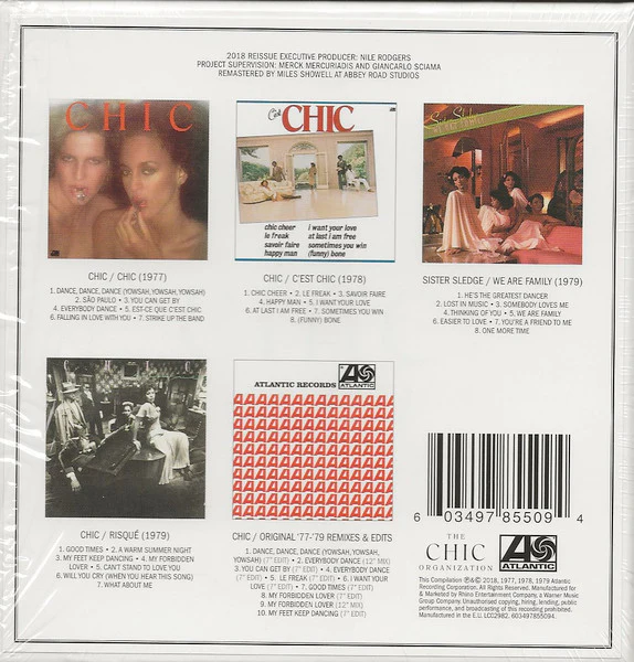 CHIC, The Chic Organization (1977-1979) (Atlantic; 603497855094, Europe 2018, Box Set, Booklet) 5xCD EX/EX - Image 2