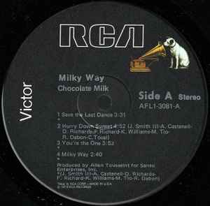 CHOCOLATE MILK, Milky Way (RCA Victor ; AFL1-3081, US 1979, Inner) LP VG/VG - Image 3