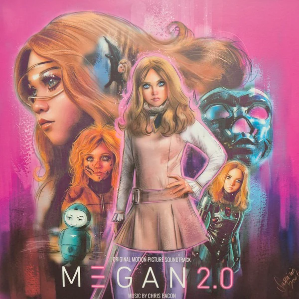 CHRIS BACON, M3gan 2.0 (Original Motion Picture Soundtrack) (Waxwork Records; WW224, US 2025, Gatefold, Booklet, Translucent Pink & White w/ Purple Splatter Vinyl), SALE - Up to 50% Off the LP NEW/NEW