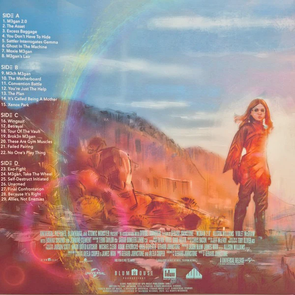 CHRIS BACON, M3gan 2.0 (Original Motion Picture Soundtrack) (Waxwork Records; WW224, US 2025, Gatefold, Booklet, Translucent Pink & White w/ Purple Splatter Vinyl), SALE - Up to 50% Off the LP NEW/NEW - Image 2
