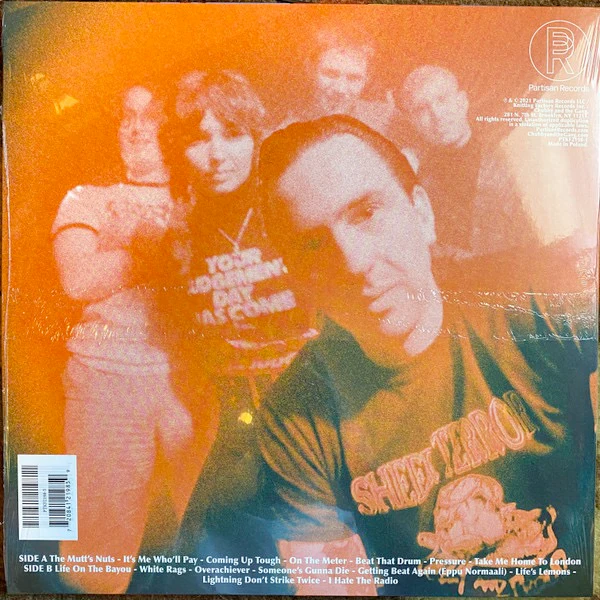 CHUBBY AND THE GANG, The Mutt's Nuts (Partisan Records ; PTKF2198-1, UK 2021, Inner & Insert, Orange Vinyl) LP VG+/VG+ - Image 2
