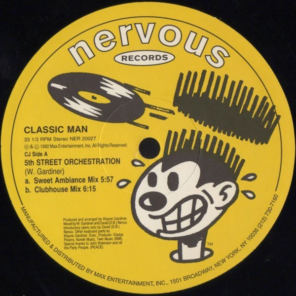 CLASSIC MAN, 5th Street Orchestration / Here's The Sample (Nervous; NER 20027, US 1992, Plain Sleeve) 12" /VG+