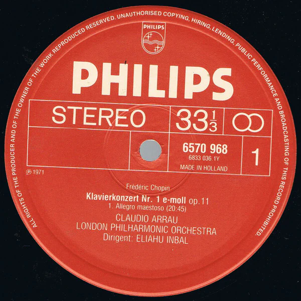 CLAUDIO ARRAU, Chopin: Arrau Edition (Philips; 6768 354, Netherlands 1983, Box Set, Booklet), SALE - Up to 50% Off the Original Price 9xLP VG+/VG+ - Image 3