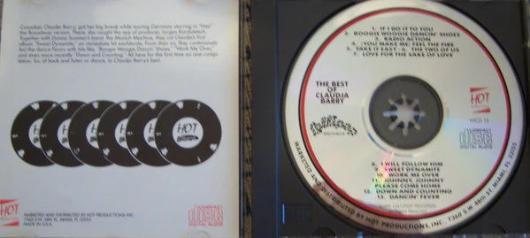 CLAUDJA BARRY, The Best Of Claudja Barry (Lollipop Records; HTCD 13, Canada 1991) CD VG+/VG - Image 3