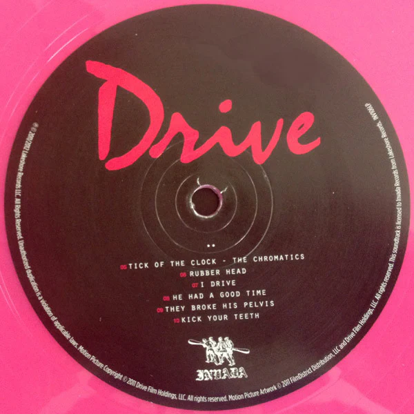 CLIFF MARTINEZ, Drive (Original Motion Picture Soundtrack) (Invada ; INV106LP, UK 2012, Gatefold, Pink Vinyl) 2xLP VG/VG+ - Image 3