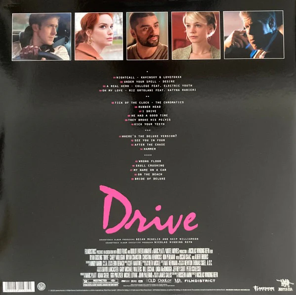 CLIFF MARTINEZ, Drive (Original Motion Picture Soundtrack) (Invada; INV106LPNEW, UK 2021, Gatefold, Transparent Curacao Blue Vinyl) 2xLP VG/VG+ - Image 2