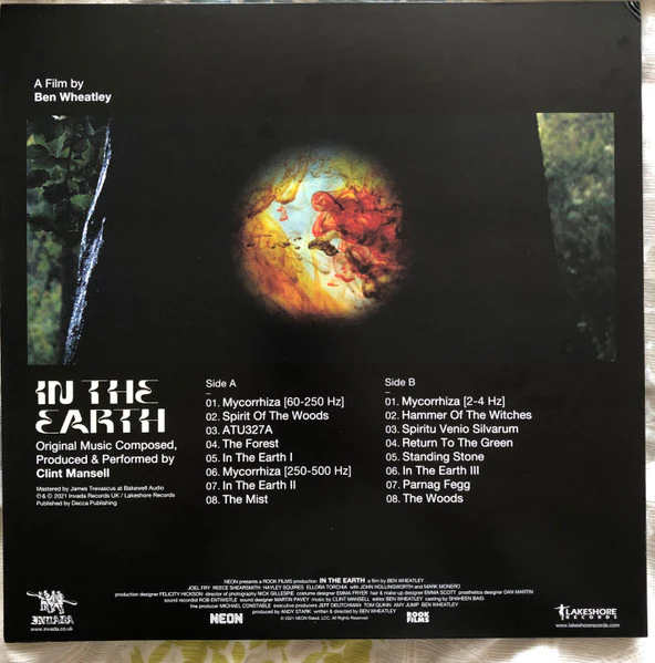 CLINT MANSELL, In The Earth (Invada; LSINV266LPALT, UK 2022, Inner) LP EX/EX - Image 2