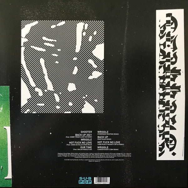 CLIPPING., Wriggle (Expanded) (Sub Pop; SP1425, US 2021, Inner) LP EX/VG+ - Image 2