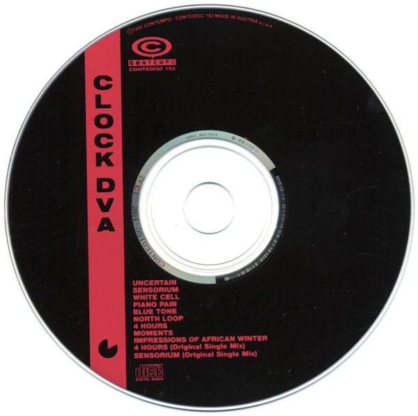 CLOCK DVA, Thirst (Contempo Records; Contedisc 192, Italy 1992 Reissue, Jewel Case) CD VG+/G+ - Image 3