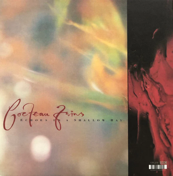 COCTEAU TWINS, Tiny Dynamine / Echoes In A Shallow Bay (4AD; CAD 3510,  2000s Reissue, Inner, 180 Gram Vinyl, SIGNED by Simon Raymonde) LP VG+/VG+ - Image 2