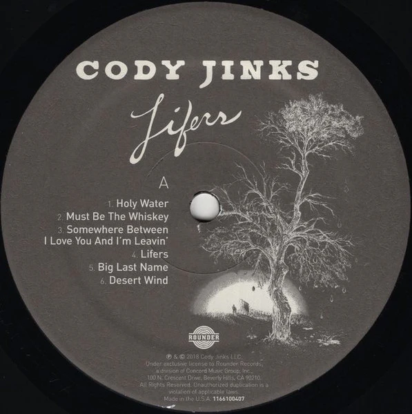 CODY JINKS, Lifers (Rounder Records; 1166100407, US 2018, Gatefold), SALE - Up to 50% Off the Original Price  LP VG+/EX - Image 3