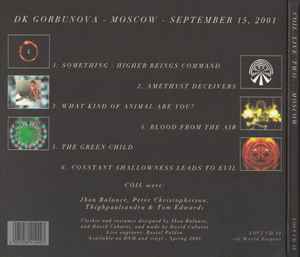 COIL, Live Two (Threshold House; LOCI CD 19, UK 2003, Digipak) CD VG+/VG+ - Image 2