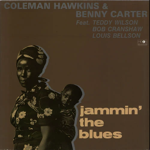 COLEMAN HAWKINS & BENNY CARTER FEAT. TEDDY WILSON, BOB CRANSHAW, LOUIS BELLSON, Jammin' The Blues (Moon Records; MLP 001-1, Italy 1989), SALE - Up to 50% Off the Original Price  LP VG+/VG+