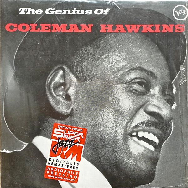 COLEMAN HAWKINS, The Genius Of Coleman Hawkins (Verve Records; 825 673-1, Germany 1986 Reissue) LP VG+/VG+