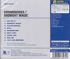 COMMODORES, Midnight Magic (Motown; UICY-75812, Japan 2013, Jewel Case, Booklet) CD VG+/EX - Image 2