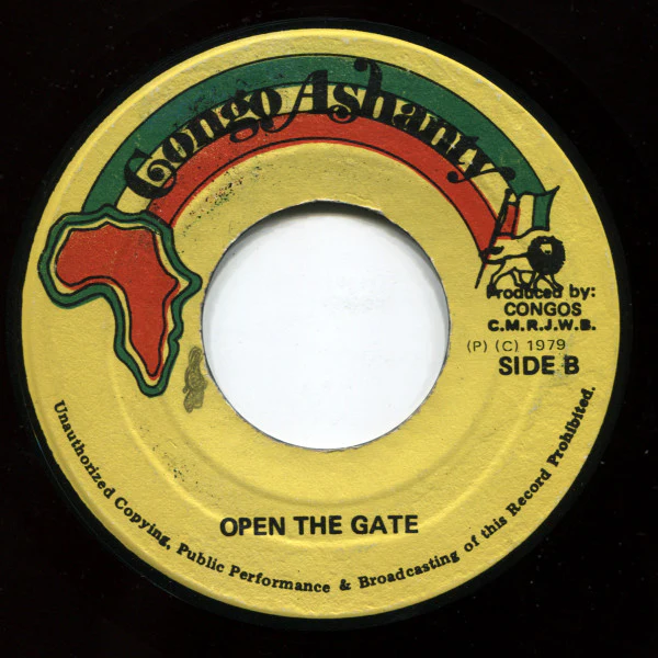 CONGOS, Children Crying / Open The Gate (Congo Ashanty; none, Jamaica 1979) 7" /G - Image 2