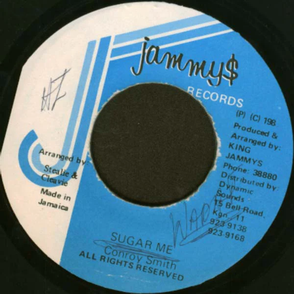 CONROY SMITH, Sugar Me (Jammy's Records; , Jamaica 1989) 7" /G+