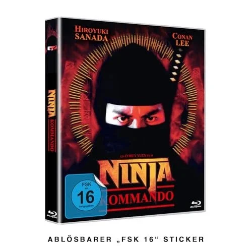 COREY YUEN, HIROYUKI SANADA, CONAN LEE, Ninja Kommando (Shamrock Media ; 167913, Germany 2024) Blu-Ray VG+/VG+